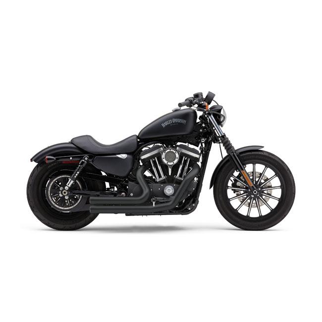 Cobra HD Sportster Exhaust System XL 07-13 / Black Cobra Speedster 909 Exhaust Black / Chrome XL 07-22 Customhoj