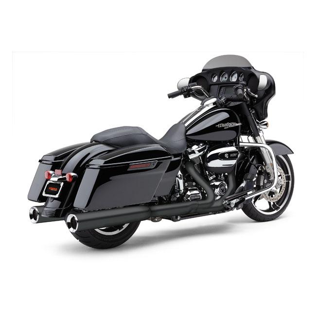 Cobra HD Touring Slip-On FLT/Touring 95-16 / Black Cobra PowrFlo 4.5" Slip-On Black / Chrome Touring 95-22 Customhoj