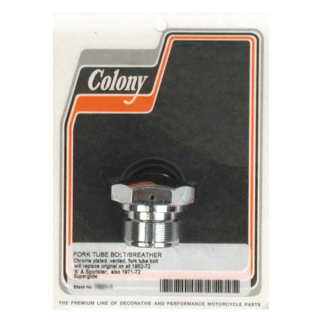 COLONY Fork tube caps Colony Fork Tube Cap Bolts. K, XL, FX 52-72 Customhoj