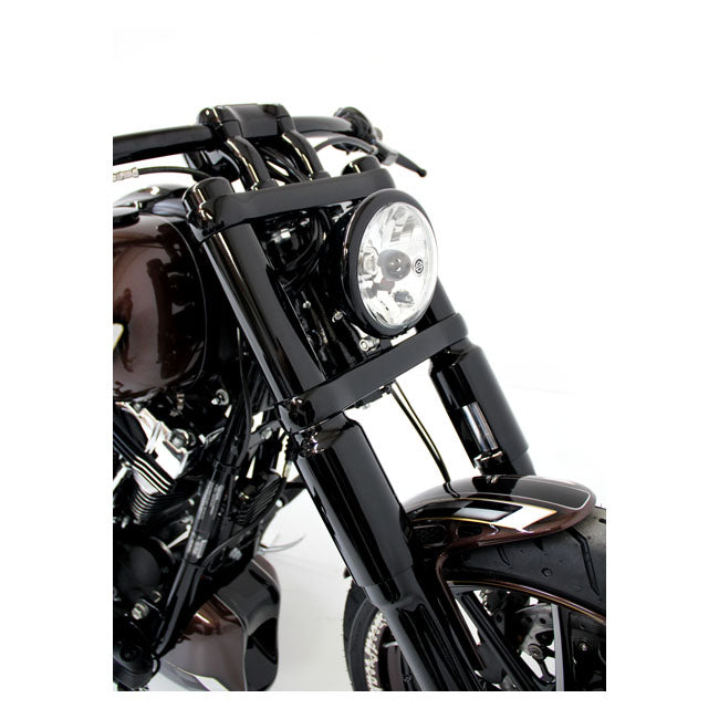 CULTWERK Damask / Gaffelkåpa / Bälg Cult-Werk 2-piece lower fork tube cover kit. Softail 13-21 / Dyna 07-17 / V-Rod 02-17 Customhoj