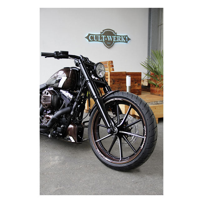 CULTWERK Spoiler HD Cult-Werk Bug spoiler Racing Svart FXSB 13-17 Customhoj