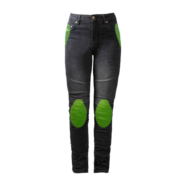 JOHN DOE Jeans dam John Doe Betty Biker Jeans Svart Used Customhoj