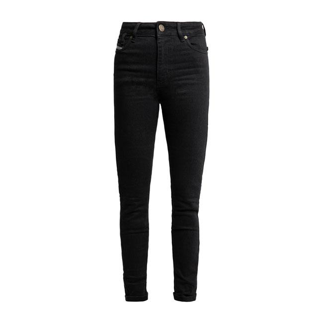 JOHN DOE Jeans dam John Doe Luna High Mono Jeans Svart Used Customhoj