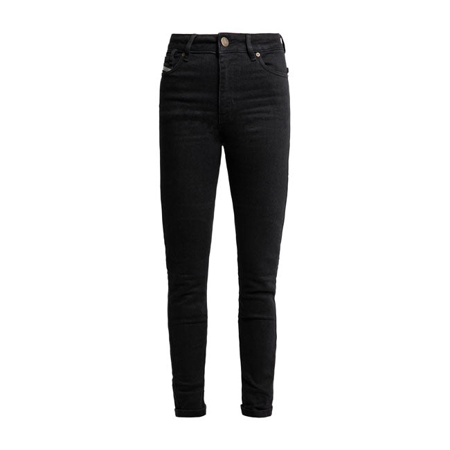 JOHN DOE Jeans med skydd dam John Doe Jane High Mono women Jeans Svart raw Customhoj