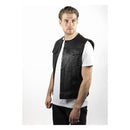 JOHN DOE Väst John Doe Mc Outlaw Skinn Väst Svart Customhoj