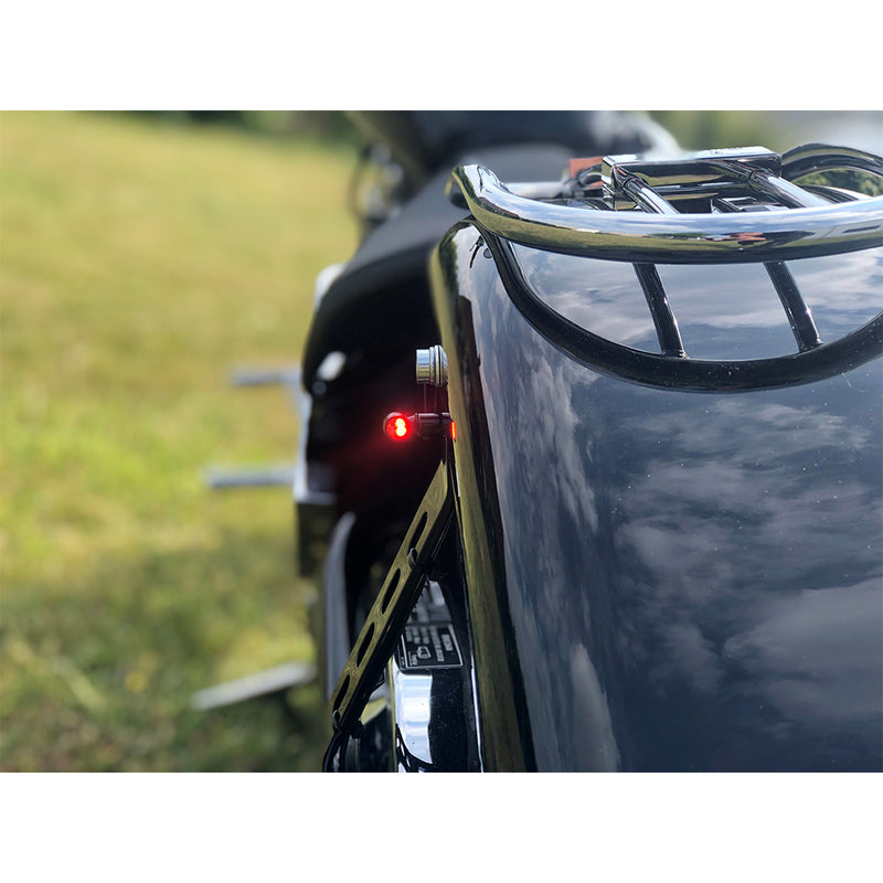 Kellermann 3 in 1 Taillight Kellermann Bullet Atto DF 3 In 1 Taillight Black / Chrome Customhoj