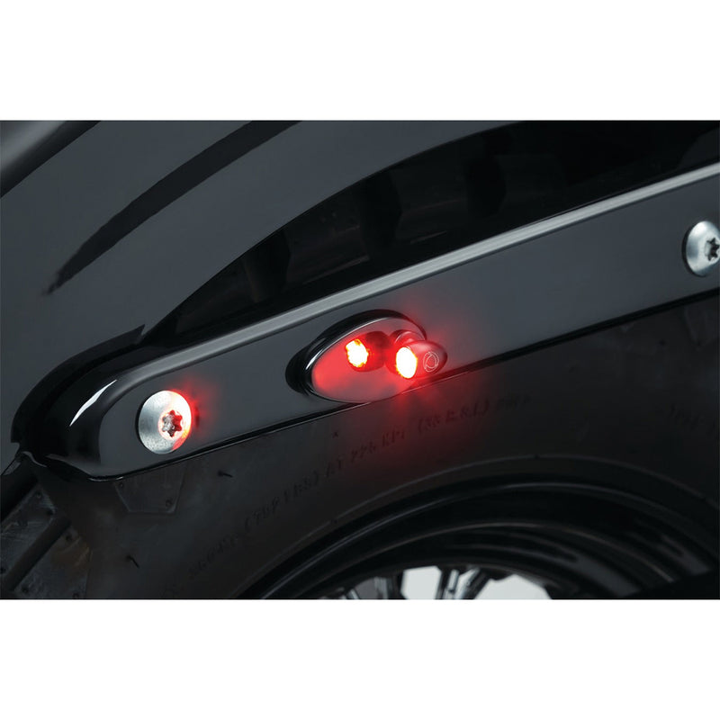 Kellermann 3 in 1 Taillight Kellermann Bullet Atto DF 3 In 1 Taillight Black / Chrome Customhoj