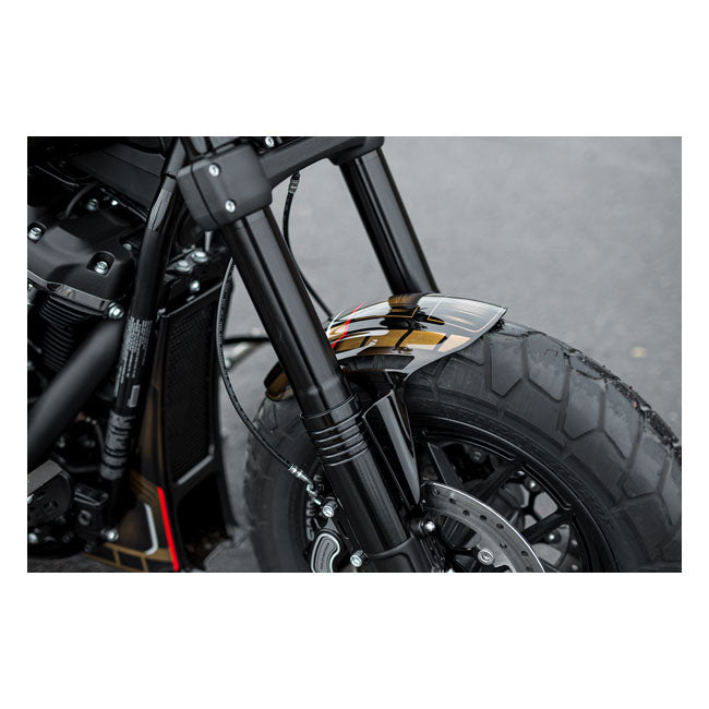 Killer Custom HD framskärm Killer Custom Aggressor Framskärm. Softail M8 FXFB/S Fat Bob 18-21 Customhoj