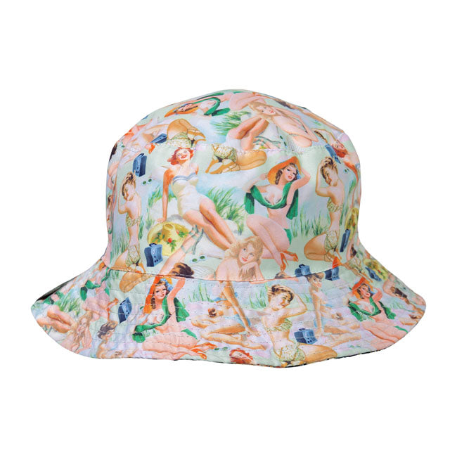 KING KEROSIN Hatt King Kerosin Pins bucket hat Customhoj