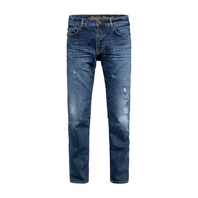 KING KEROSIN Jeans King Kerosin Robin jeans blekt Blå Customhoj