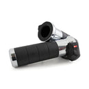 Koso Värmehandtag Krom KOSO Titan-X Värmehandtag E-thr. Svart / Krom Customhoj