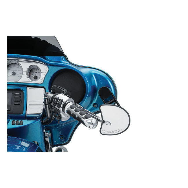 KURYAKYN Adapter Spegel Kuryakyn Batwing adjustable drop mirror mount 14-21 FLHX Street Glide Customhoj