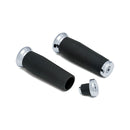 KURYAKYN Handtag 7/8" Krom Kuryakyn Thresher Handtag 7/8" Svart / Krom Customhoj