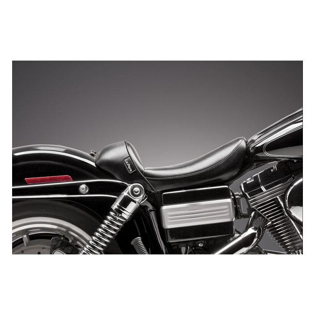 Le Pera HD Dyna sadlar Le Pera Stubs Cafe Solo Sadel. Black Smooth Dyna 06-17 Customhoj