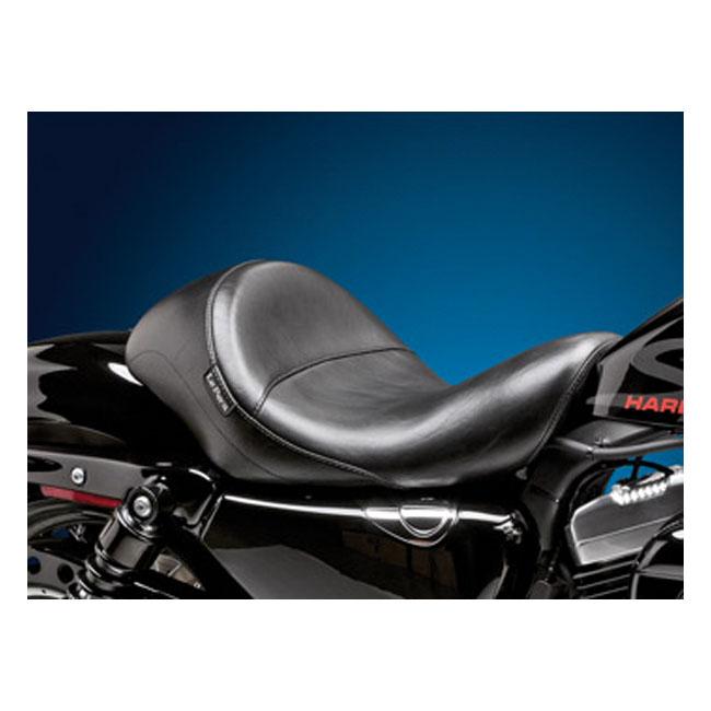 Le Pera HD Sportster sadlar Le Pera Aviator Solo Sadel. Black Smooth XL 04-21 3.3 Gal Customhoj