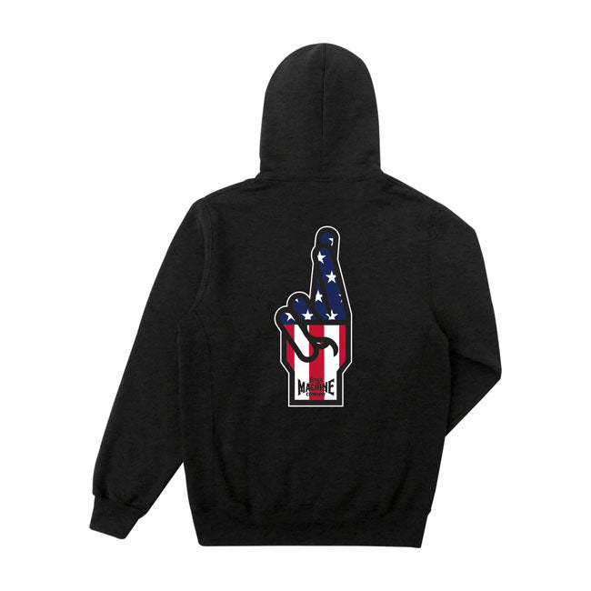 Loser Machine Hoodie S Loser Machine OG-USA Hoodie Black Heather Customhoj