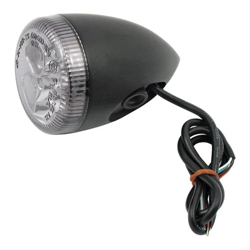 MCS 3 in 1 bakljus 3-1 LED Bullet Bakljus/Blinkers Krom Amber Customhoj