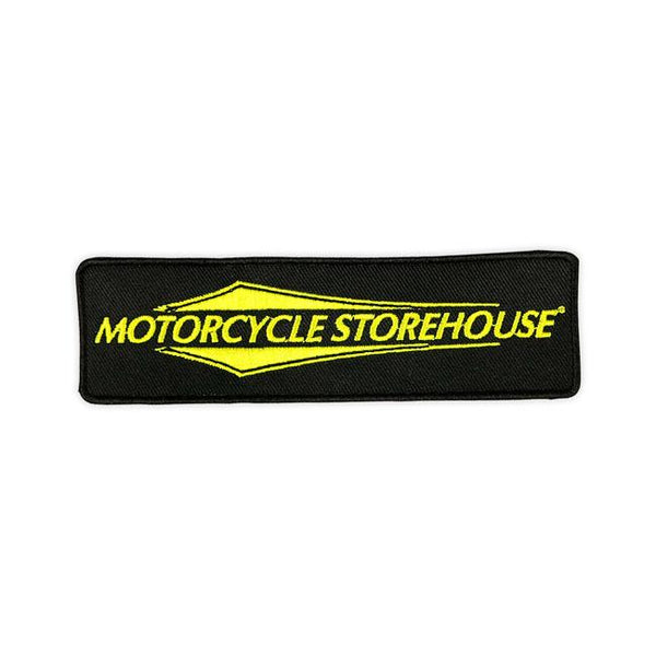 MCS Patch Motorcycle Storehouse, Logo Patch. Svart Customhoj