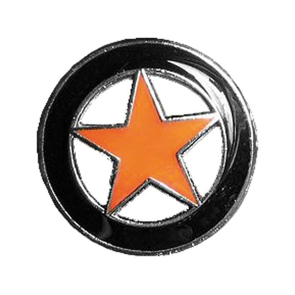 MCS Pin Lone Star Pin, Svart Orange Customhoj