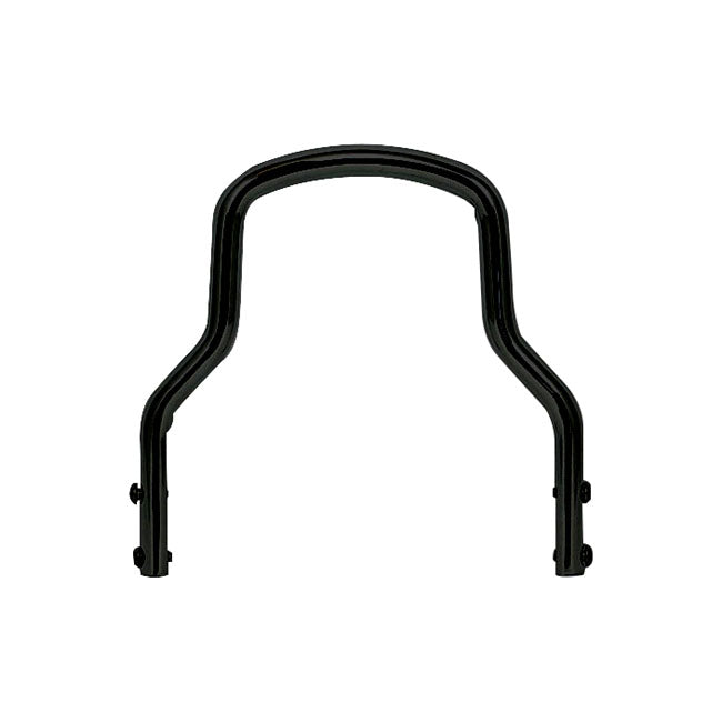 MCS Sissy Bar Black / 8.75" (22.2cm) wide x 5.5" (14cm) high Round Bar Regular Top Sissy Bar Uprights Customhoj