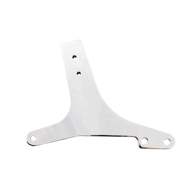 MCS Sissy Bar Side Plates Harley 82-94 FXR / Chrome / 6.75" (17.1cm) wide Rigid Sissy Bar Side Plates for Harley Customhoj