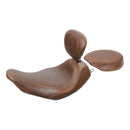 MUSTANG HD Touring/Trike passagerarsadel Mustang Wide Tripper Passagerarsadel Brun Stdflt/Touring 97-21 Customhoj