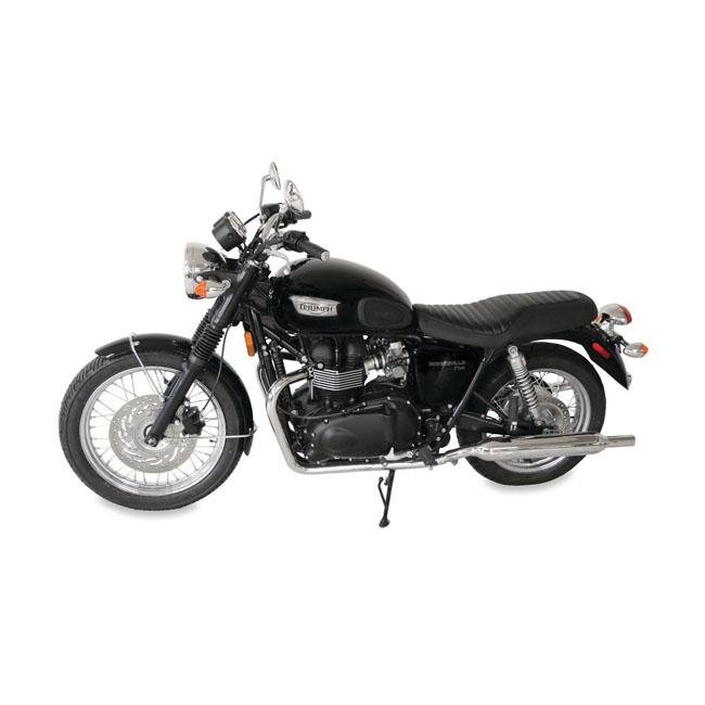 MUSTANG Triumph sadlar Mustang 1-P Classic Sadel Tuck-N-Roll Bonneville; T100; Scrambler; Thruxton Customhoj