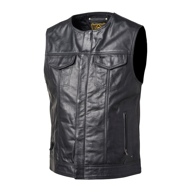 Chaqueta Piel Moto Mujer Roland Sands Design Atherton 74 Negra