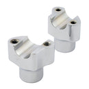 WILD1 Risers Krom Wild1 Chubby Billet Risers 1.5" Svart / Krom Customhoj